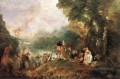 L’embarquement pour Cythère Jean Antoine Watteau classique rococo